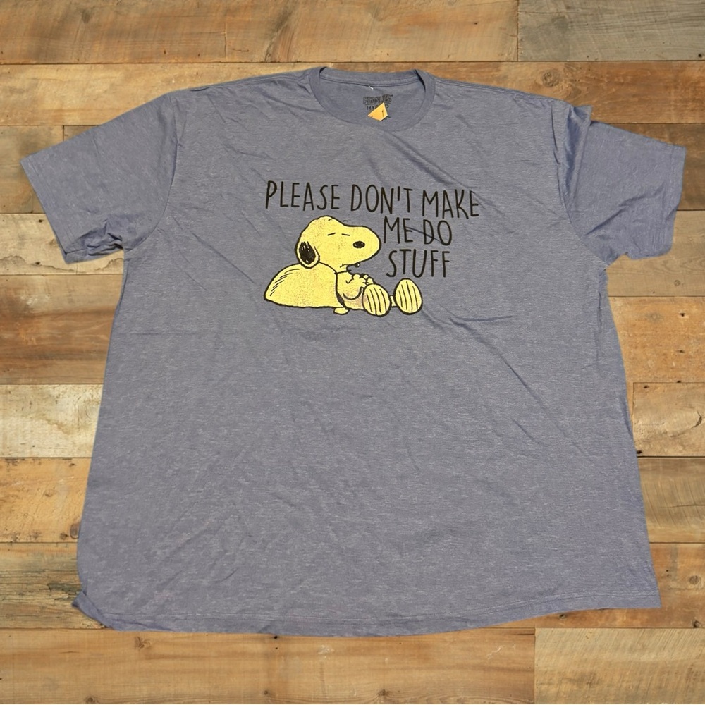 The Peanuts Funny Snoopy Shirt Please Don’t Make Me Do Stuff Meme Charlie Brown
